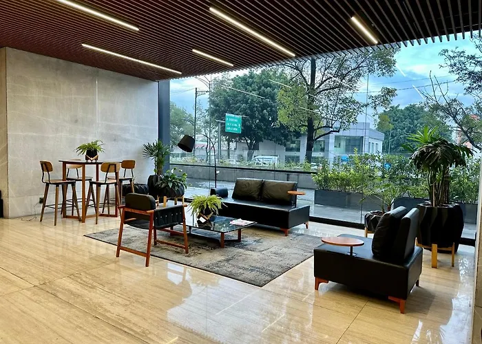 Loft Con Increible Vista Zona Polanco Condesa - Gym Y Business Center Apartment Mexico City